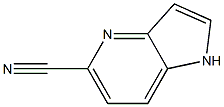 1H-PYRROLO[3,2-B]PYRIDINE-5-CARBONITRILE,,结构式