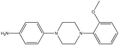 1-(2-METHOXYLPHENYL) -4-(4-AMINOPHENYL )PIPERAZINE Structure