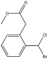 ALPHA-BROMO-(2-CHLOROMETHYLPHENYL) ACETIC ACID METHYL ESTER Structure