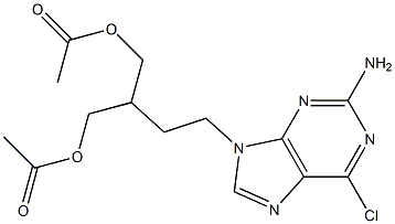 2-[2-(2-AMINO-6-CHLORO-9H-PURIN-9-YL)ETHYL]-1,3-PROPANEDIOL DIACETATE