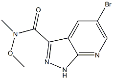 5-bromo-N-methoxy-N-methyl-1H-pyrazolo[3,4-b]pyridine-3-carboxamide