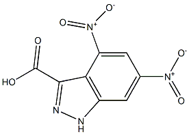 4,6-DINITRO(1H)INDAZOLE-3-CARBOXYLIC ACID Structure