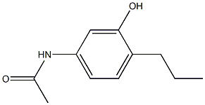 5-ACETAMIDO-2-PROPYLPHENOL,,结构式