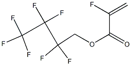 2-FLUOROPROPENOIC ACID-2,2,3,3,4,4,4-HEPTAFLUOROBUTYL ESTER Structure