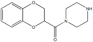 1,4-BENZODIOXANE-2-CARBONYLPIPERAZINE Structure