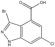 6-CHLORO-3-BROMOINDAZOLE-4-CARBOXYLIC ACID