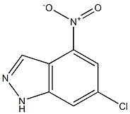 6-CHLORO-4-NITROINDAZOLE 结构式