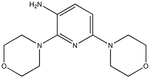 3-AMINO-2,6-DIMORPHOLINOPYRIDINE Structure