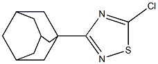 3-ADAMANTYL-5-CHLORO-1,2,4-THIADIAZOLE 结构式