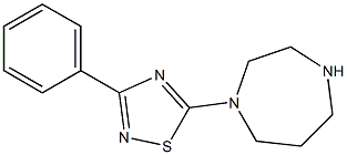1-(3-PHENYL-(1,2,4-THIADIAZOL-5-YL))HOMOPIPERAZINE Struktur