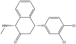 D,L-SERTRALONE 结构式
