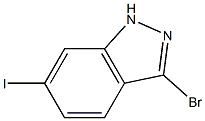 3-BROMO-6-IODOINDAZOLE,,结构式