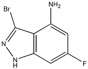 4-AMINO-6-FLUORO-3-BROMOINDAZOLE Structure
