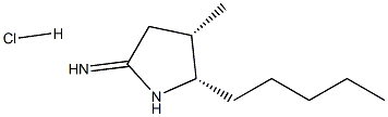 (+)-CIS-4-METHYL-5-PENTYLPYRROLIDIN-2-IMINE, MONOHYDROCHLORIDE