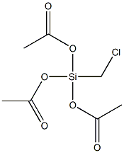 CHLOROMETHYLTRIACETOXYSILANE Structure