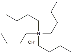 TETRABUTYLAMMONIUM HYDROXIDE - SOLUTION 40 % Structure