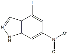4-IODO-6-NITROINDAZOLE Structure