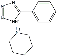 5-PHENYL-1H-TETRAZOLE-PIPERIDINIUM SALT 化学構造式