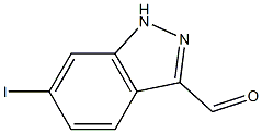 6-IODOINDAZOLE-3-CARBOXYALDEHYDE Struktur