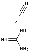 GUANADINIUMRHODANIDE Structure