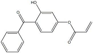 2-HYDROXY-4-ACRYLOXYBENZOPHENONE Structure
