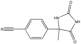 5-(4-CYANOPHENYL)-5-METHYLHYDANTOIN Structure