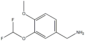  1-[3-(difluoromethoxy)-4-methoxyphenyl]methanamine