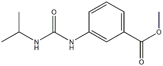 methyl 3-{[(isopropylamino)carbonyl]amino}benzoate Struktur