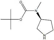 tert-butyl (3S)-pyrrolidin-3-ylmethylcarbamate Structure