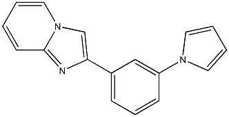 2-[3-(1H-pyrrol-1-yl)phenyl]imidazo[1,2-a]pyridine Struktur