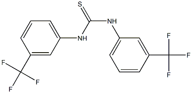 N,N'-di[3-(trifluoromethyl)phenyl]thiourea Struktur