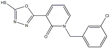 1-(3-chlorobenzyl)-3-(5-sulfanyl-1,3,4-oxadiazol-2-yl)-2(1H)-pyridinone