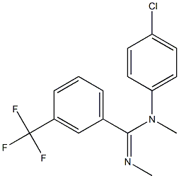 N-(4-chlorophenyl)-N,N'-dimethyl-3-(trifluoromethyl)benzenecarboximidamide|