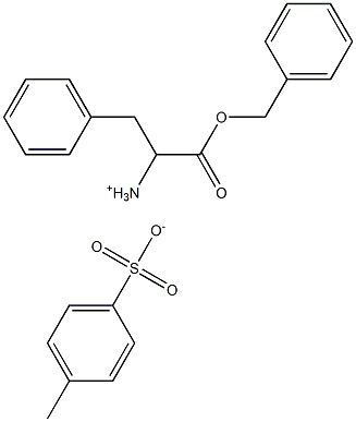 [1-benzyl-2-(benzyloxy)-2-oxoethyl]ammonium 4-methyl-1-benzenesulfonate Structure