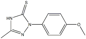 1-(4-methoxyphenyl)-3-methyl-4,5-dihydro-1H-1,2,4-triazole-5-thione|