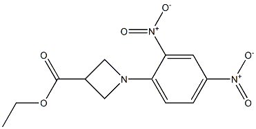 ethyl 1-(2,4-dinitrophenyl)-3-azetanecarboxylate Struktur