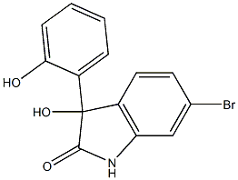 6-bromo-3-hydroxy-3-(2-hydroxyphenyl)-1,3-dihydro-2H-indol-2-one