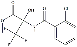 methyl 2-[(2-chlorobenzoyl)amino]-3,3,3-trifluoro-2-hydroxypropanoate