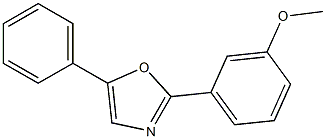  2-(3-methoxyphenyl)-5-phenyl-1,3-oxazole