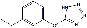 3-ethylphenyl 1H-1,2,3,4-tetraazol-5-yl ether Structure