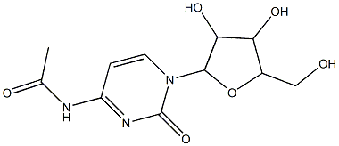 N1-{1-[3,4-dihydroxy-5-(hydroxymethyl)tetrahydrofuran-2-yl]-2-oxo-1,2-dihydropyrimidin-4-yl}acetamide Structure