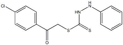 2-(4-chlorophenyl)-2-oxoethyl 2-phenylhydrazine-1-carbodithioate