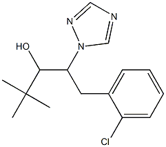  1-(2-chlorophenyl)-4,4-dimethyl-2-(1H-1,2,4-triazol-1-yl)-3-pentanol