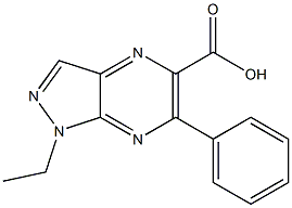 1-ethyl-6-phenyl-1H-pyrazolo[3,4-b]pyrazine-5-carboxylic acid|