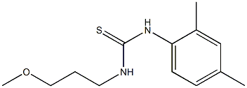 N-(2,4-dimethylphenyl)-N'-(3-methoxypropyl)thiourea Structure