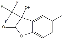 3-hydroxy-5-methyl-3-(trifluoromethyl)-2,3-dihydrobenzo[b]furan-2-one Structure