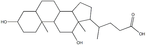 4-(3,12-dihydroxy-10,13-dimethylperhydrocyclopenta[a]phenanthren-17-yl)pentanoic acid