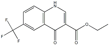 ethyl 4-oxo-6-(trifluoromethyl)-1,4-dihydroquinoline-3-carboxylate Structure