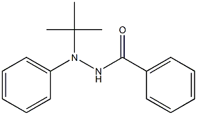 N'-(tert-butyl)-N'-phenylbenzenecarbohydrazide Structure