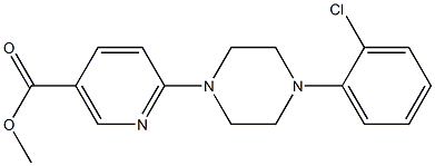 methyl 6-[4-(2-chlorophenyl)piperazino]nicotinate Structure